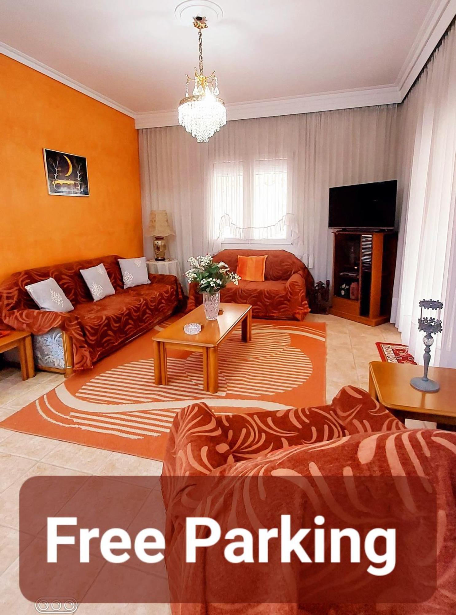 "Home Sweet Home" 3 Bedrooms Big House 110M Free Indoor Parking! Солун Екстериор снимка